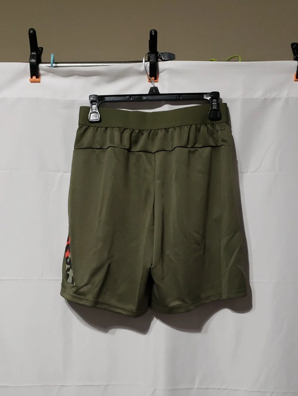 Adidas Men's Train Essentials Camo-Filled Logo Training Shorts. Size: Small